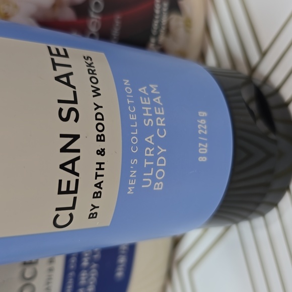 Bath and Bodyworks Mens Clean Slate Ultra Shea Body Cream 8oz - Picture 3 of 4